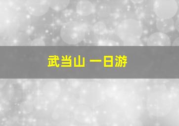 武当山 一日游